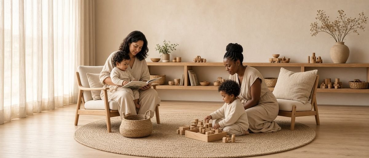 Mothers and children in the Little VIP Club